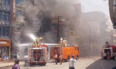 पटना रेलवे स्टेशन के पास होटल में लगी आग में 6 की मौत