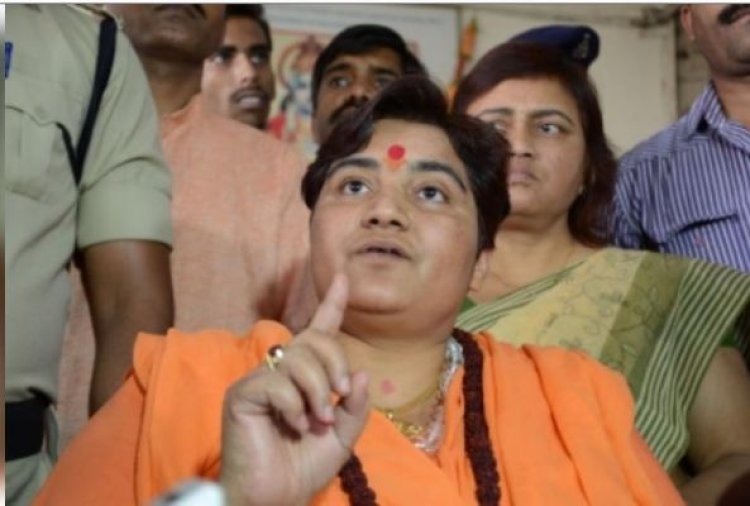 भोपाल में श्मशान की दीवार तोड़ने के आरोप पर प्रज्ञा ठाकुर ने भूमाफियाओं को घेरा