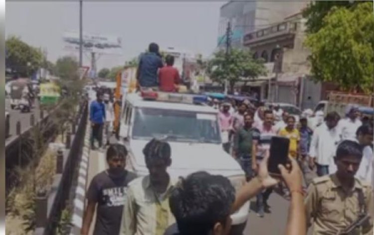 भाजपा सांसद राजवीर दिलेर के अंतिम संस्कार में उमड़ा जनसैलाब