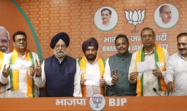 कांग्रेस को बड़ा झटका, भाजपा में शामिल हुए अरविंदर सिंह लवली, राजकुमार चौहान, नसीब सिंह और नीरज बसोया