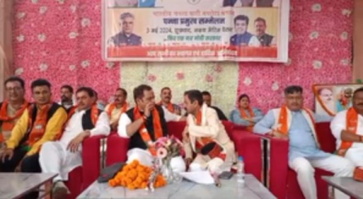 नगरोटा बगवां में भाजपा पन्ना प्रमुख सम्मेलन में हिमाचल की सभी सीटों पर जीत का दावा