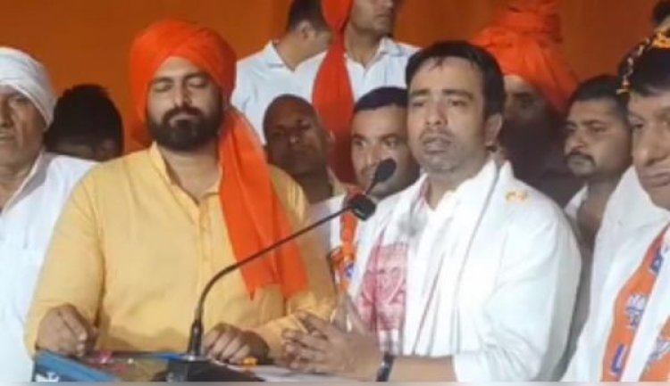 जयंत चौधरी ने कृष्णपाल गुर्जर के लिए मांगे वोट, एनडीए को किसानों का हितैषी बताया