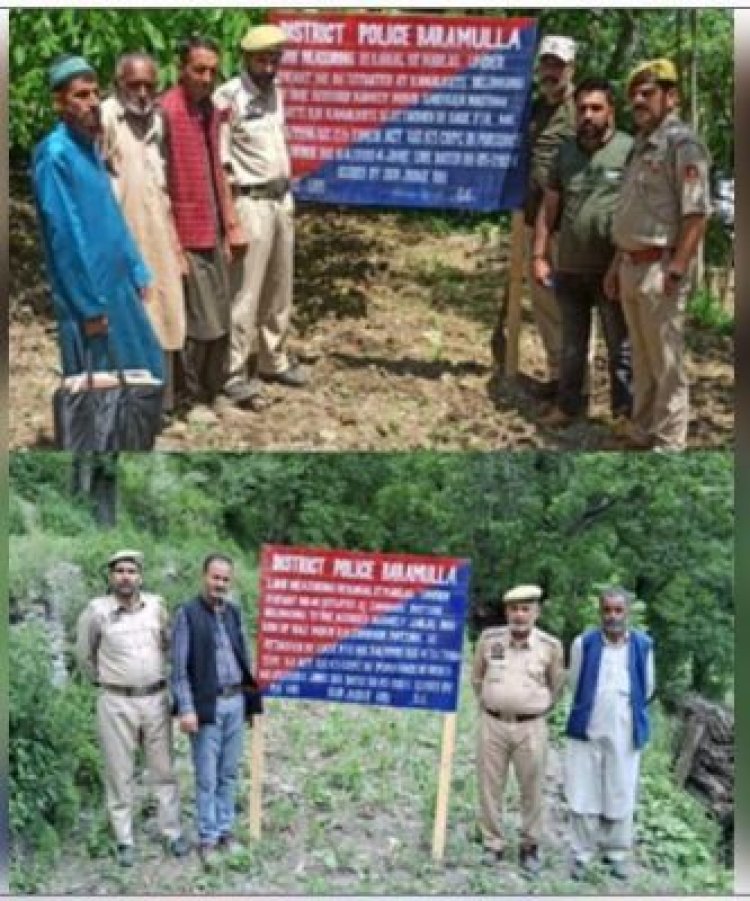 जम्मू-कश्मीर : बारामूला में दो पाक आतंकी आकाओं की संपत्ति कुर्क