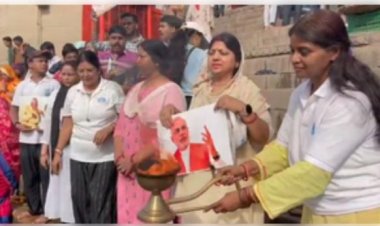 वाराणसी : पीएम मोदी के तीसरे कार्यकाल के लिए की गंगा मैया से प्रार्थना