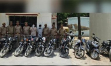 नोएडा में दो अलग-अलग मामलों में 4 वाहन चोर गिरफ्तार, 30 से ज्यादा वाहन बरामद