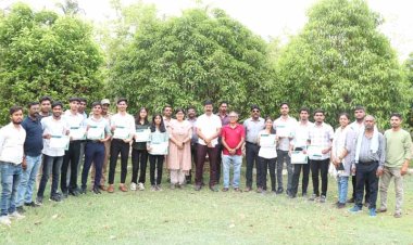 जंगल सफारी के इंटर्नशिप प्रोग्राम में विद्यार्थियों ने सीखे वन-वन्यजीव संरक्षण संवर्धन के तौर-तरीके