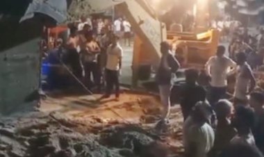 उत्तर प्रदेश के हरदोई में बालू से भरा ट्रक पलटने से एक ही परिवार के आठ लोगों की मौत