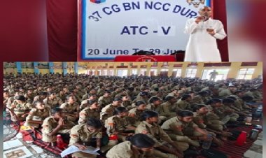 ’एनसीसी शिविर के चौथे दिन मिलेट विषय पर हुआ व्याख्यान’