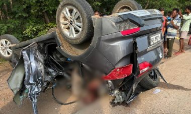 रायपुर में 2 कारों की भिड़ंत दो की मौत, दो घायल
