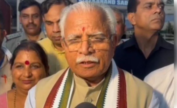 हार की समीक्षा की जाएगी, हरियाणा में भाजपा की सीटें कम होने पर बोले मनोहर लाल