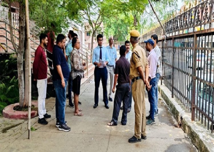 प्लेसमेंट कैंप की तैयारी का नोडल अधिकारी ने लिया जायज़ा