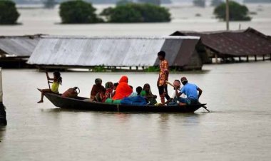 असम के 28 जिले बाढ़ की चपेट में, 11 लाख लोग प्रभावित