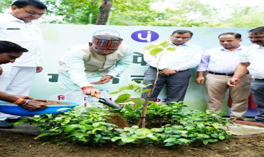 प्रधानमंत्री श्री नरेंद्र मोदी के "एक पेड़ मां के नाम अभियान" के तहत मुख्यमंत्री श्री विष्णु देव साय ने अपने निवास परिसर में लगाया दहीमन का पौधा