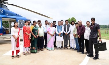 ब्रेकिंग  मुख्यमंत्री श्री विष्णु देव साय जी पहुंचे बगिया हेलीपेड