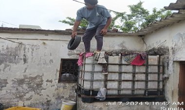 अवैध रूप से संचालित मांस मटन विक्रय दुकान को बंद कराया गया