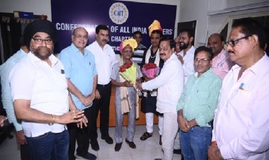 कैट ने छत्तीसगढ़ सराफा एसोसियेशन के नवनिर्वाचित पदाधिकारियों को सम्मानित किया