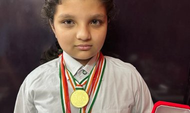 अंतर्राष्ट्रीय स्पेल बी कॉम्पिटिशन परीक्षा मे कु.अनाया श्रीवास्तव ने जीता स्वर्ण पदक