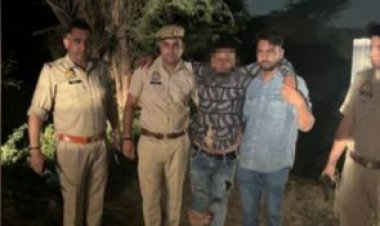 गाजियाबाद: लूट-चोरी करने वाला बदमाश मुठभेड़ में गिरफ्तार, साथी फरार