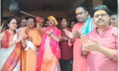 ओडिशा के राज्यपाल रघुवर दास ने झारखंड में बाबा बैद्यनाथ के किये दर्शन