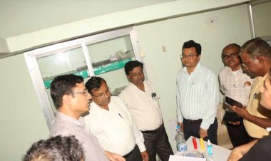 बीटीआर व्दारा अपने कर्मचारियों के लिए आयोजित सामान्य स्वास्थ्य शिविर का कमिश्नर ने किया निरीक्षण