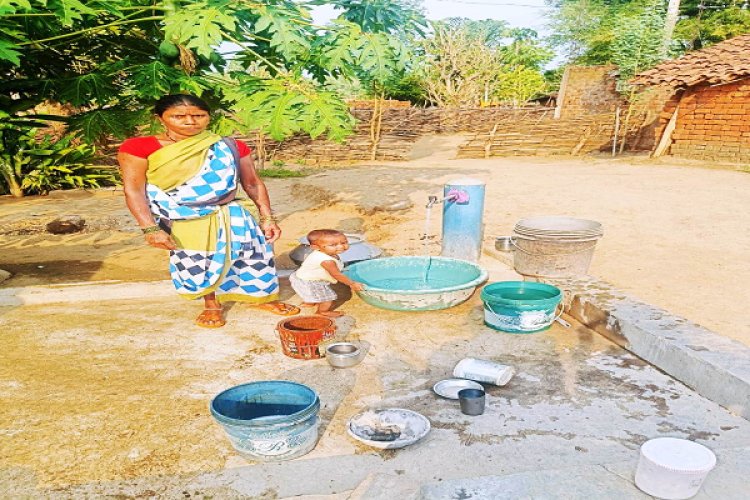 जलजीवन मिशन से करिहापहर के ग्रामीणों को पेयजल संकट से मिली राहत