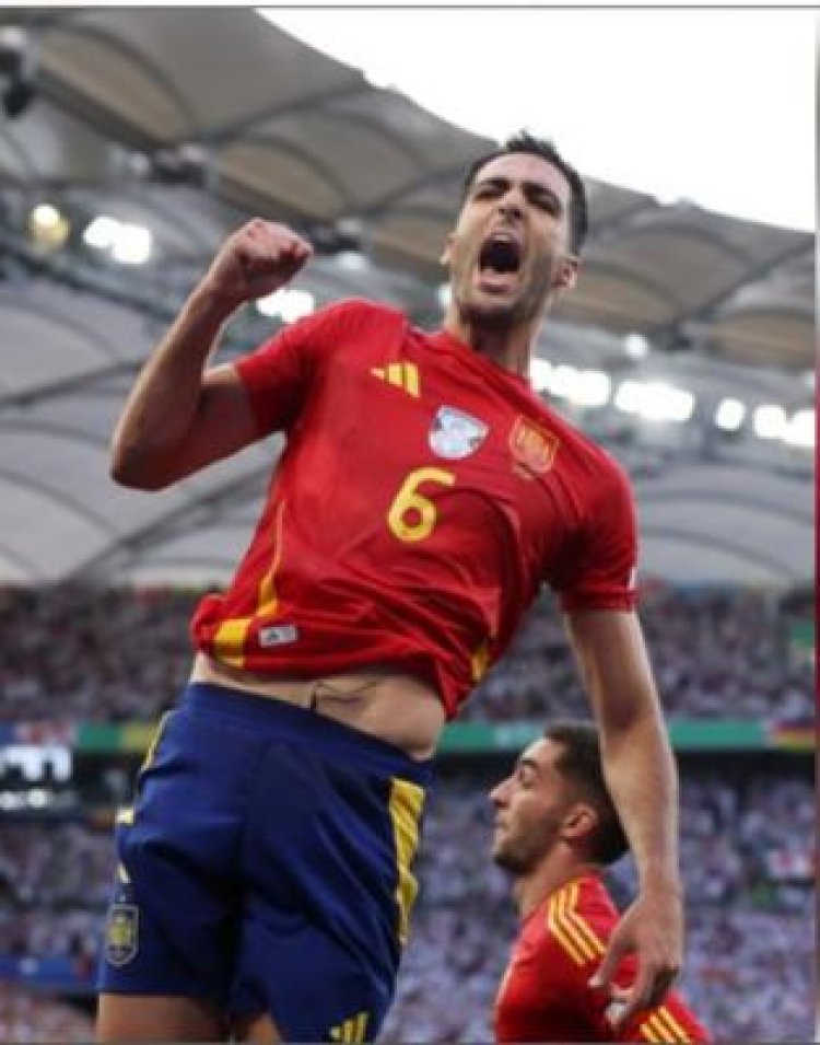 ओवरटाइम थ्रिलर में स्पेन ने जर्मनी को हराकर सेमीफाइनल में जगह बनाई