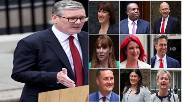 नए पीएम स्टारमर ने गठित की कैबिनेट, देश की पहली महिला चांसलर नियुक्त