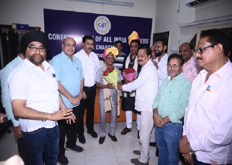 कैट ने छत्तीसगढ़ सराफा एसोसियेशन के नवनिर्वाचित पदाधिकारियों को सम्मानित किया