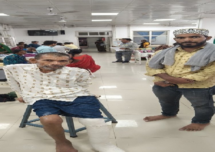 गंभीर हादसे में घायल वृद्ध मरीज को सिम्स में मिला नया जीवन