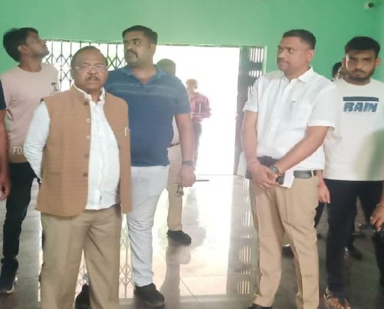 कैबिनेट मंत्री श्री रामविचार नेताम ने पाली में कन्या छात्रावास एवं शासकीय उद्यान रोपणी पोड़ी का किया निरीक्षण