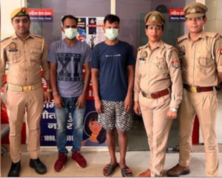 अवैध संबंधों के शक में पति ने भांजे के साथ मिलकर की पत्नी की हत्या, दोनों गिरफ्तार