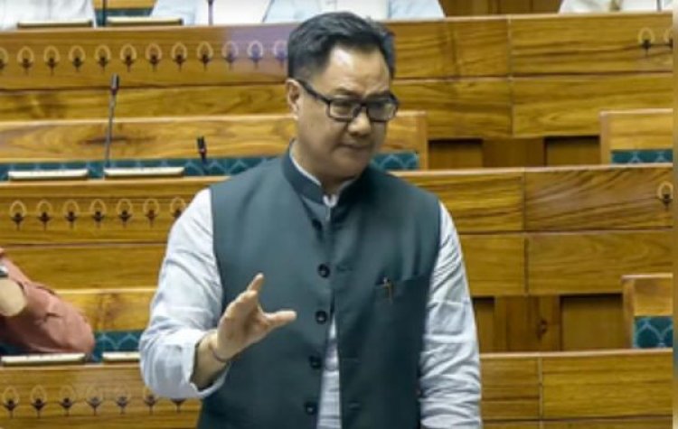 सुबह-शाम जाति की बात करने वाले राहुल गांधी जाति पूछने पर सवाल खड़े करते हैं : रिजिजू