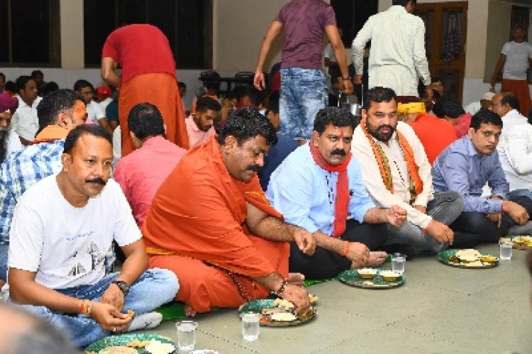 उपमुख्यमंत्री विजय शर्मा कावड़ियों के बीच पहुँचे अमरकंटक