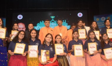 रविंद्र भवन भोपाल में "प्रतिभा सम्मान" समारोह:कार्यक्रम का उद्देश्य बच्चों को आगे बढ़ाने के लिए प्रोत्साहित करना- अध्यक्ष