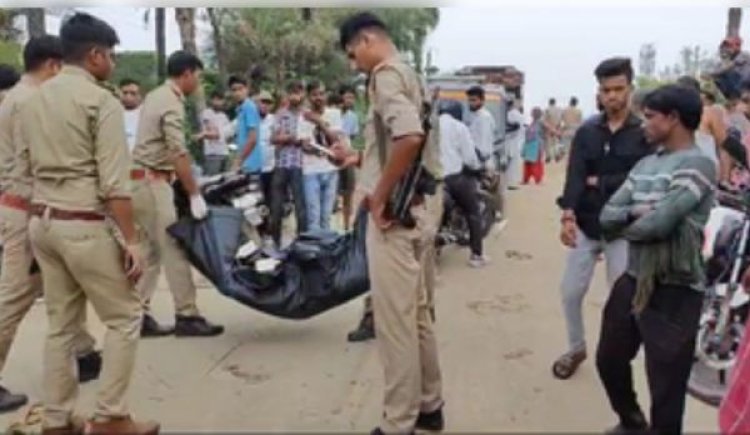गाजियाबाद में मिला युवती का अधजला शव, जांच में जुटी पुलिस