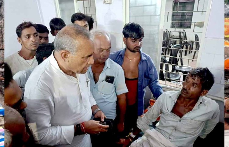 आकाशीय बिजली गिरने से घायल 5 श्रद्धालुओं का हालचाल जानने पहुँचे वन मंत्री रावत