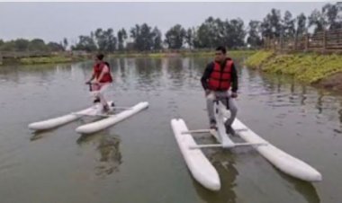 यूपी का बाराबंकी बना इको टूरिज्म का केंद्र, पिनाक एडवेंचर पार्क में कई एक्टिविटी का आनंद ले रहे सैलानी