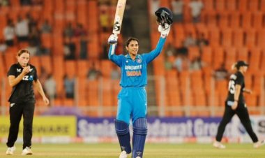 मंधाना की शतकीय पारी से भारत ने न्यूजीलैंड को छह विकेट से हराकर श्रृंखला जीती