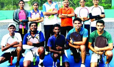 पं. रविवि की दोनों टेनिस टीमें ऑल इंडिया स्पर्धा के लिए हुईं क्वालीफाई
