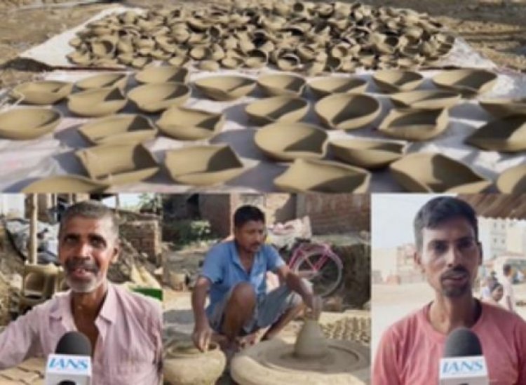 दीपावली पर चाइनीज सामानों के आगे हिचकोले खाती भारतीय स्थानीय कला