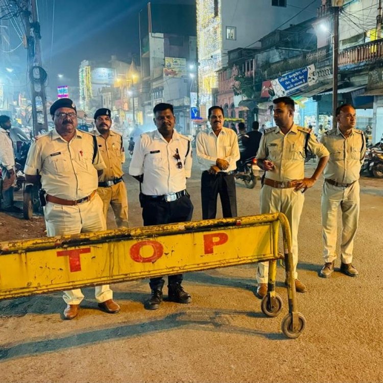 यातायात पुलिस ने बनाया नया ट्रैफिक प्लान:त्योहार की भीड़ से निपटने कई कट ऑफ पॉइंट और वन-वे बनाए; बाइक पार्टी तैयार की