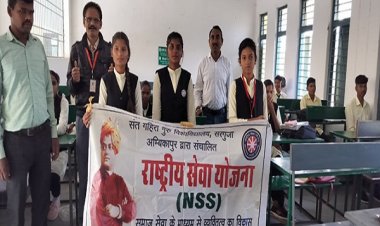 राष्ट्रीय सेवा योजना के बैनरतले टीबी मुक्त भारत की बातें