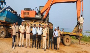 खनिज विभाग की टीम की ताबड़तोड़ कार्रवाई जारी