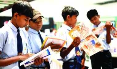 शिक्षा और साक्षरता को बढ़ावा देने के उद्देश्य से बालको में पुस्तक महोत्सव