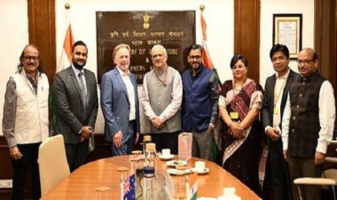 ऑस्ट्रेलिया के उच्चायुक्त ने कृषि भवन में सचिव डॉ. देवेश चतुर्वेदी से भेंट की