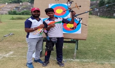 आकाश राष्ट्रीय खेल प्रतियोगिता गुजरात नाडियाड में दिखाएगा तीरंदाजी का हुनर