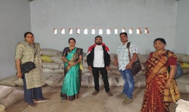 ग्राम जवरतरा में अवैध रूप से धान भण्डारण, 100 बोरा धान जब्त