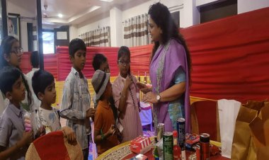 खेल-खेल में बच्चों का हुआ धार्मिक जुड़ाव,अच्छे भोजन और अच्छी आदतों की दी गई शिक्षा