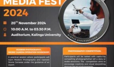 कलिंगा विश्वविद्यालय में ड्रोन कैमरा प्रशिक्षण और फोटोग्राफी प्रतियोगिता