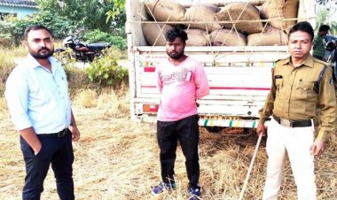 फरसाबहार में 45 बोरी अवैध धान जब्त